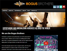 Tablet Screenshot of bogusbrothers.com